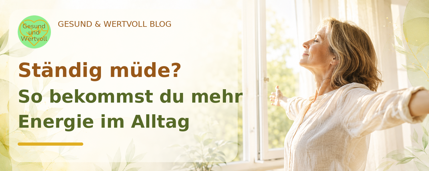Ständig müde? So bekommst du mehr Energie im Alltag